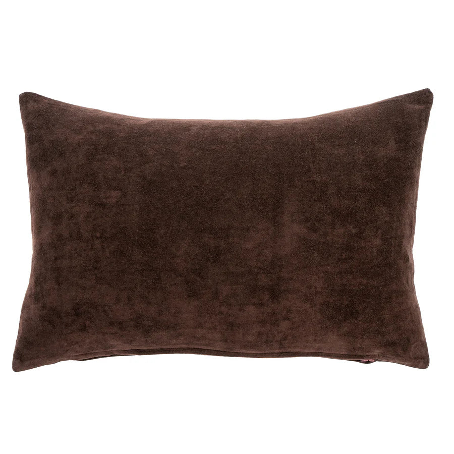Vera Velvet Pillow - Sangria