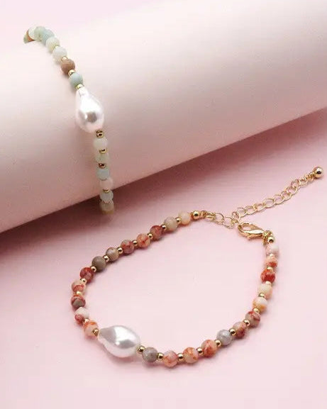Stone Beaded Bracelet