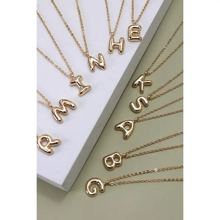 Balloon Letter Necklace