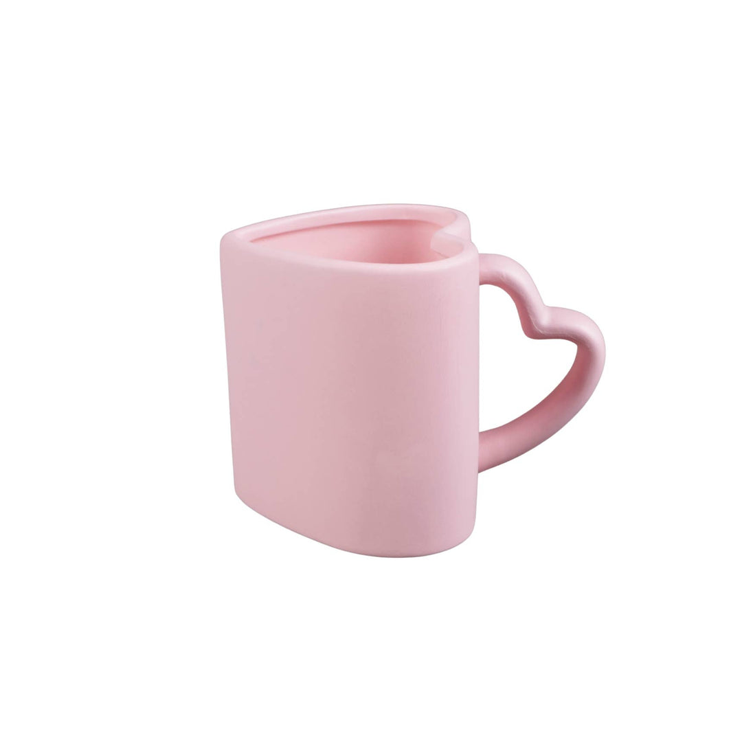 Pink Heart Ceramic Mug