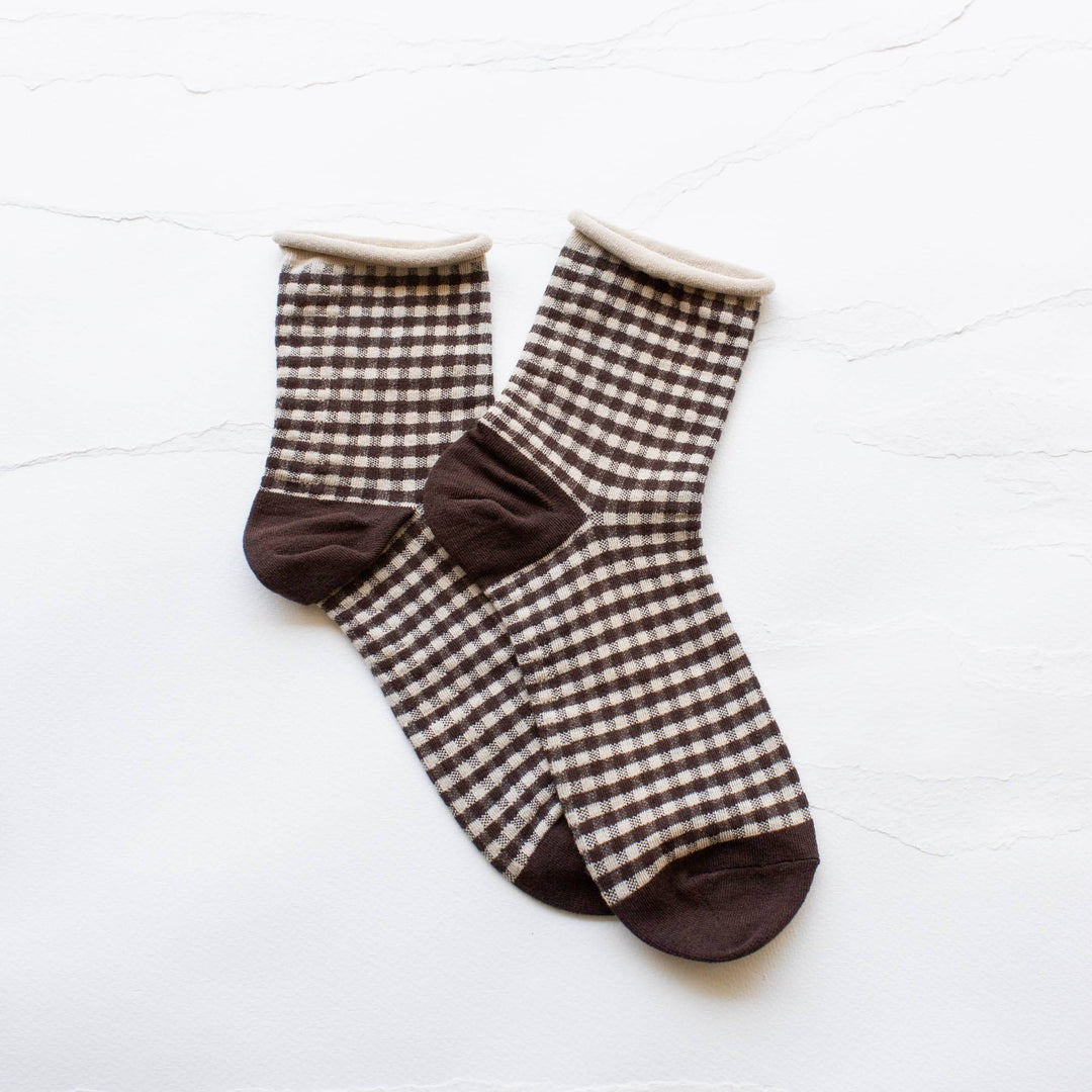 Picnic Socks - Brown