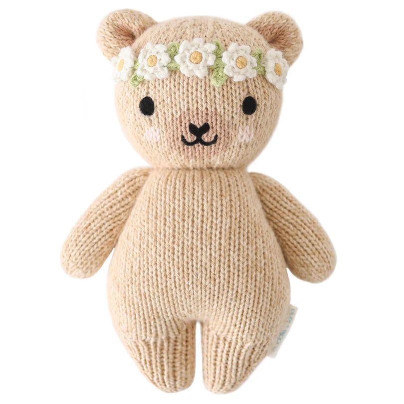 Cuddle + Kind Baby Honey Bear, Ivory Floral