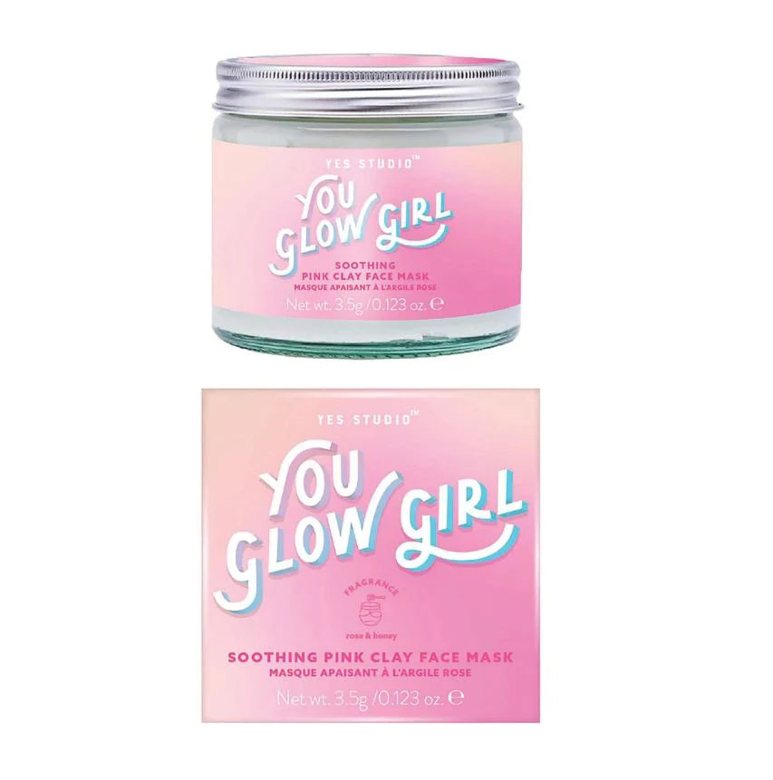 Soothing Pink Clay Face Mask - Rose
