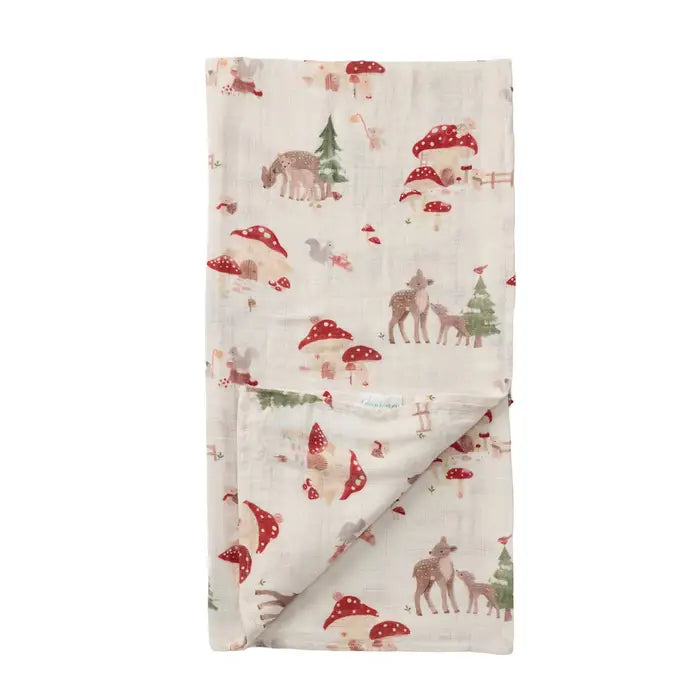 Muslin Swaddle- Forest Families
