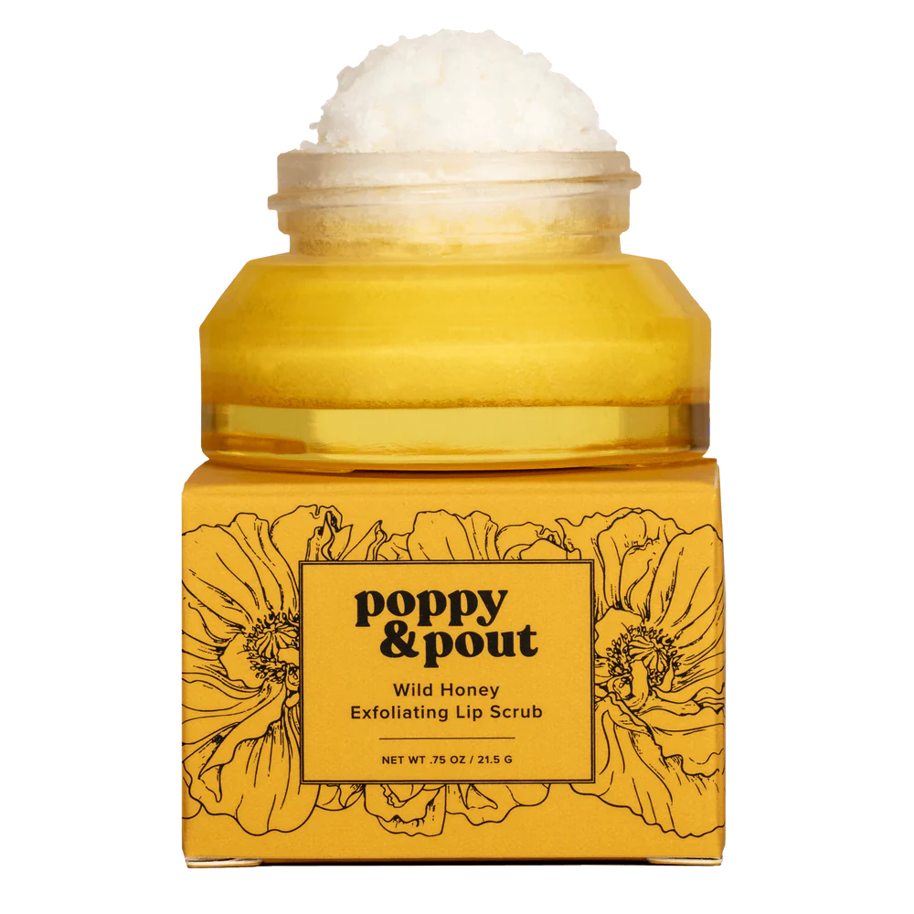 Poppy + Pout Lip Scrub Wild Honey