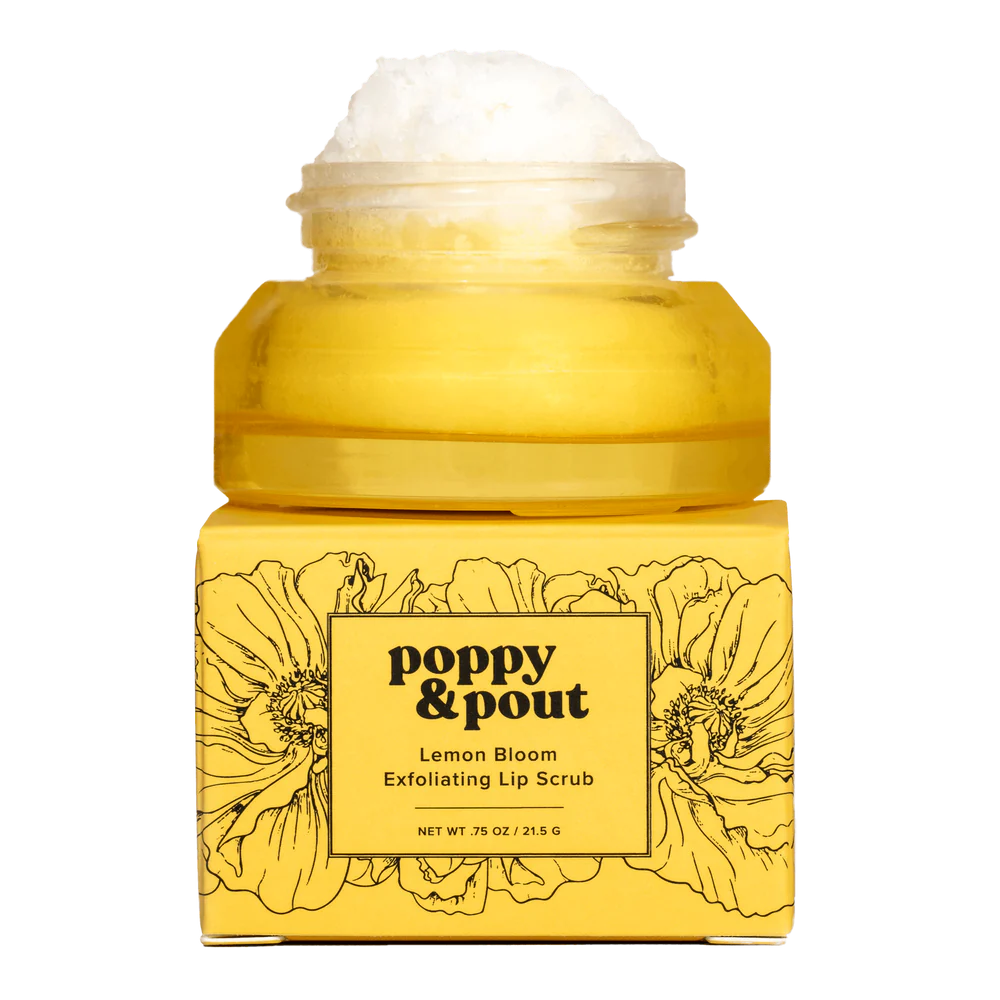 Poppy + Pout Lip Scrub Lemon Bloom