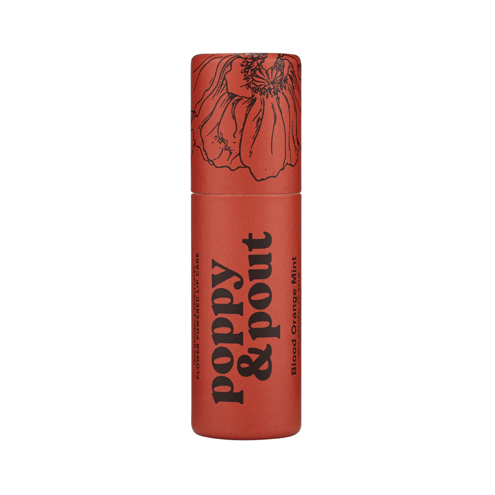 Poppy + Pout Lip Balm Blood Orange Mint
