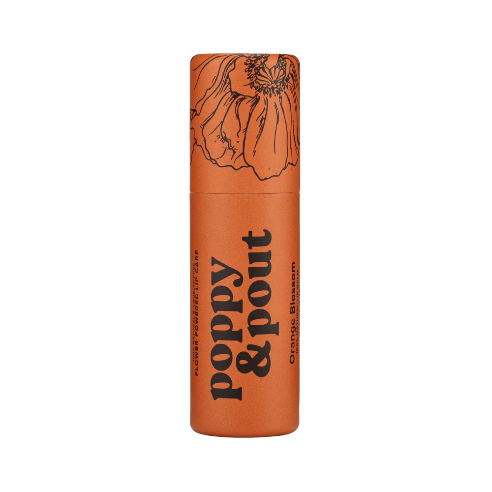 Poppy + Pout Lip Balm Orange Blossom