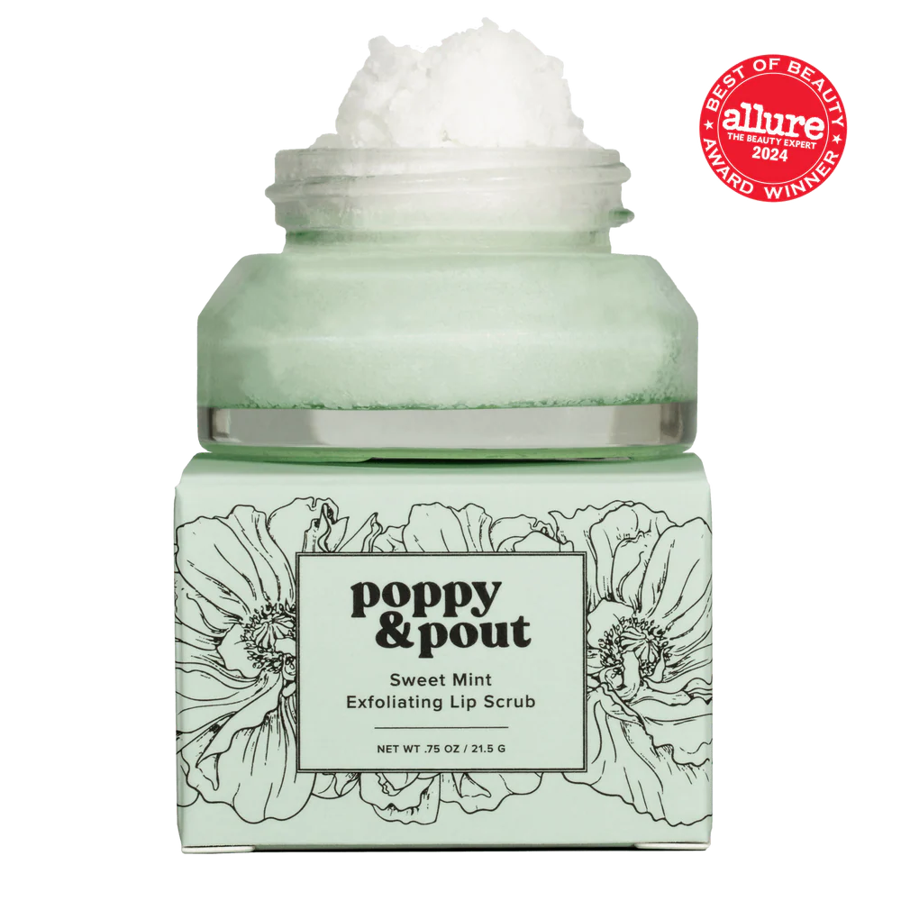 Poppy + Pout Lip Scrub Sweet Mint