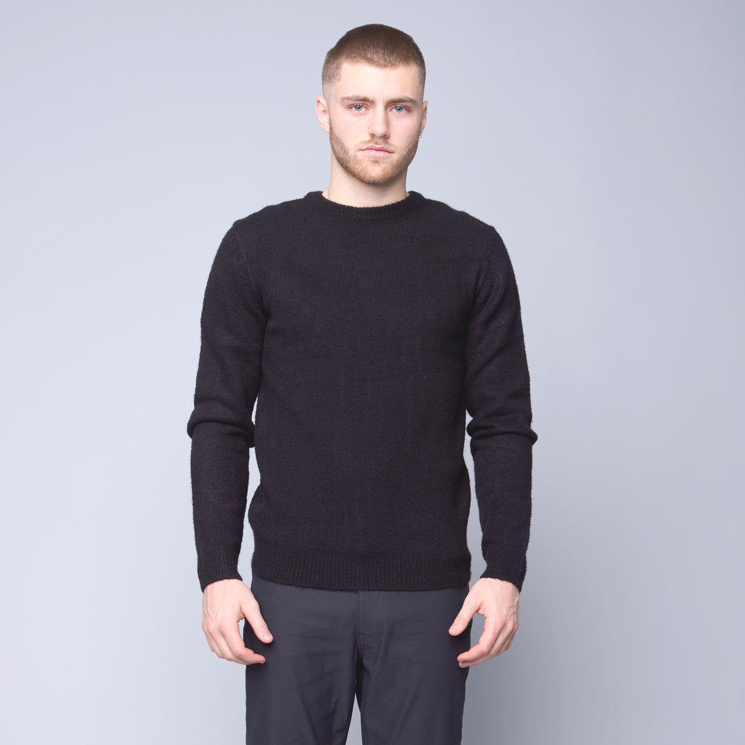 Night Owl Knit Sweater - Black