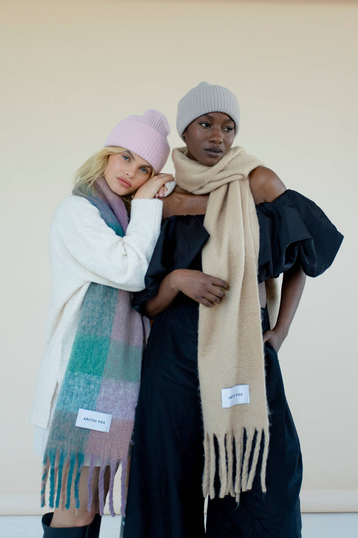 The Reykjavik Scarf - 100% Recycled - Pinecone Beige
