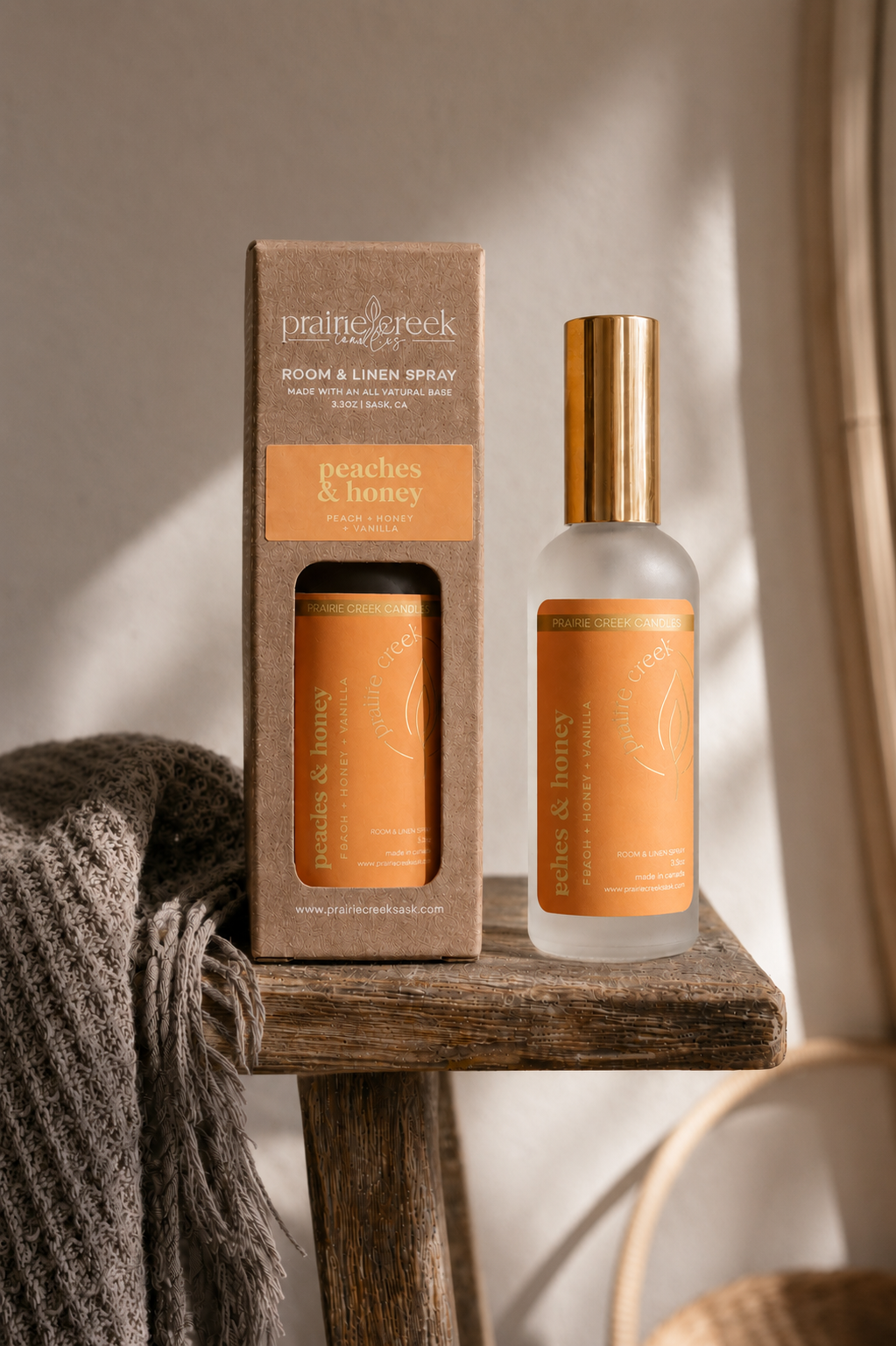 PEACHES & HONEY | NON TOXIC ROOM & LINEN SPRAY | FALL COLLECTION