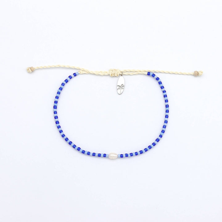 Mutiara Dainty Beaded Bracelet: Pink & Red