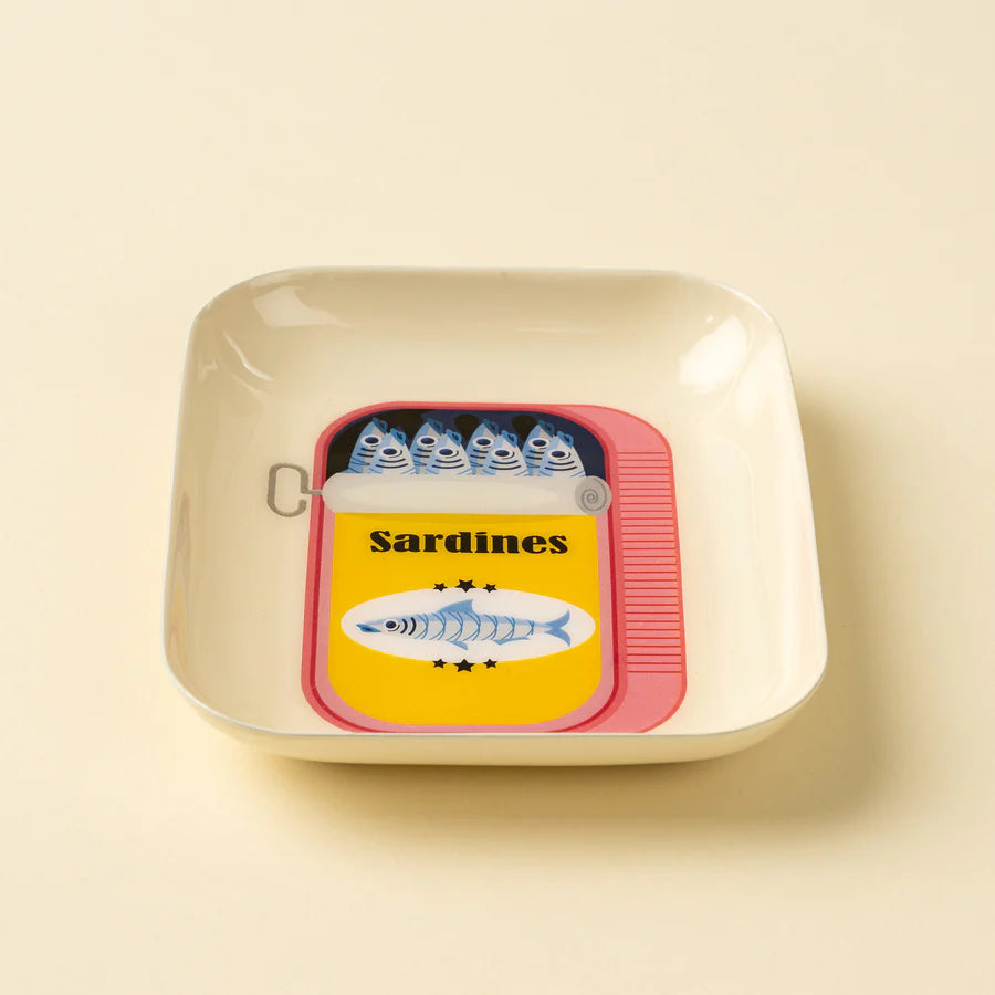 Sardines Decorative Enameled Tray