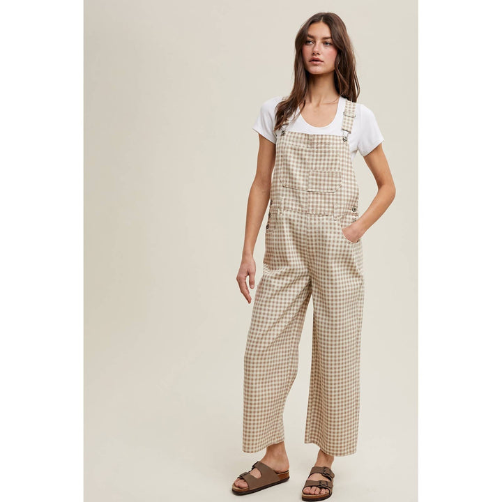 Gingham Denim Overall