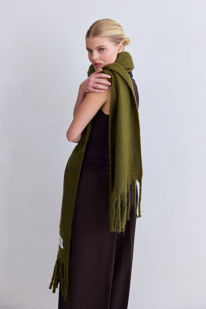 The Reykjavik Scarf - 100% Recycled - Sea Kelp