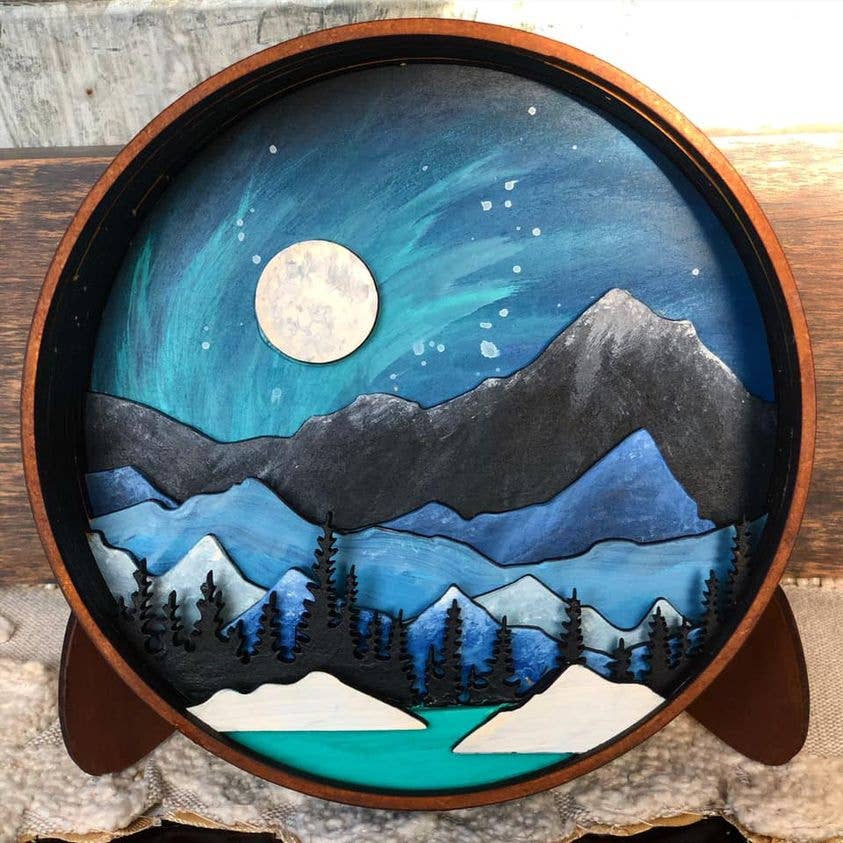 The Rocky Mountains Shadow Box Kit