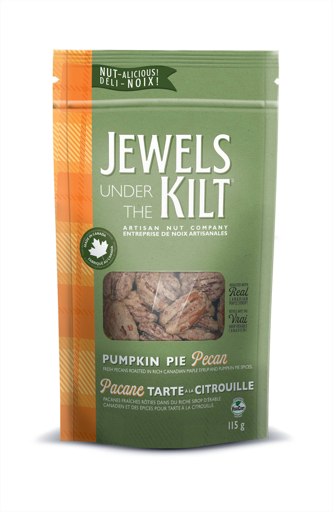 Pumpkin Pie Pecan: 115g Bag