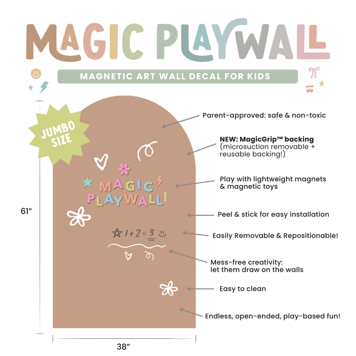JUMBO Magic Playwall - Caramel