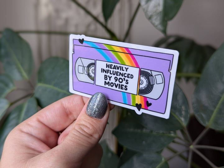 Heavily Influenced By 90s Movies Sticker