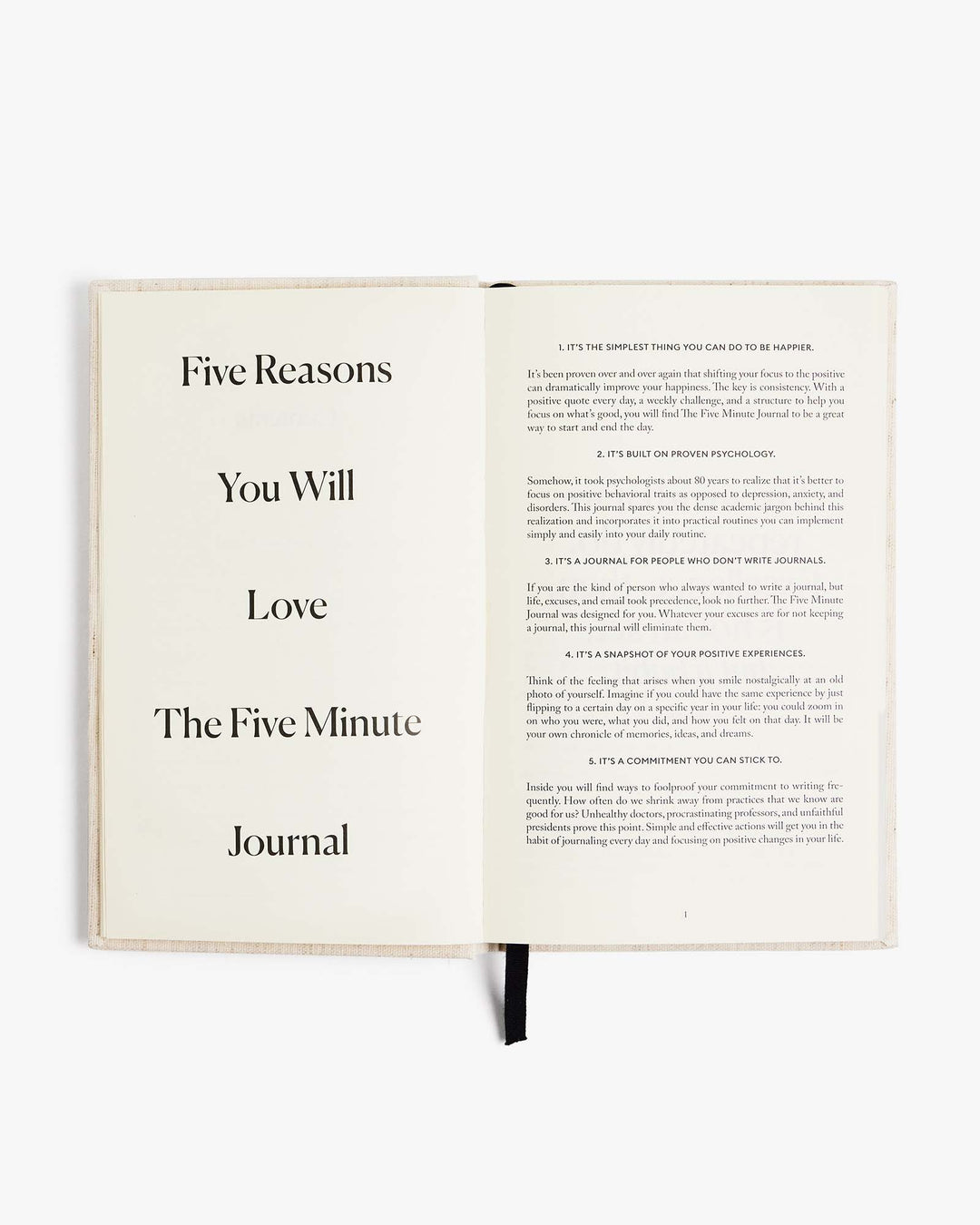 The Five Minute Journal Pink Stripe | Exclusive Print