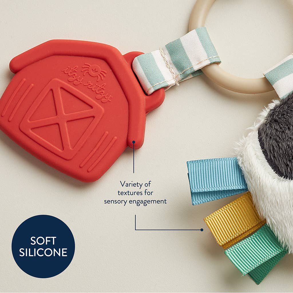 Itzy Pal™ Plush + Teether: Cow