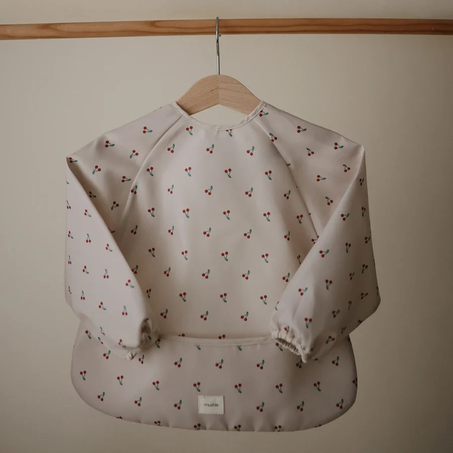 Long Sleeve Bib- Cherries