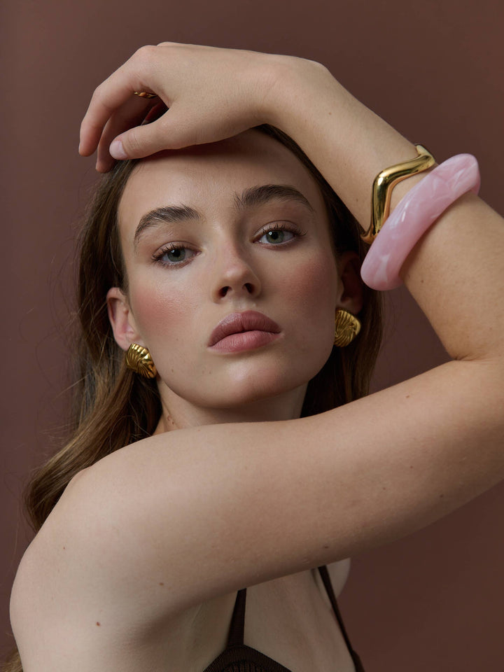 Cuff Bangle - Pink