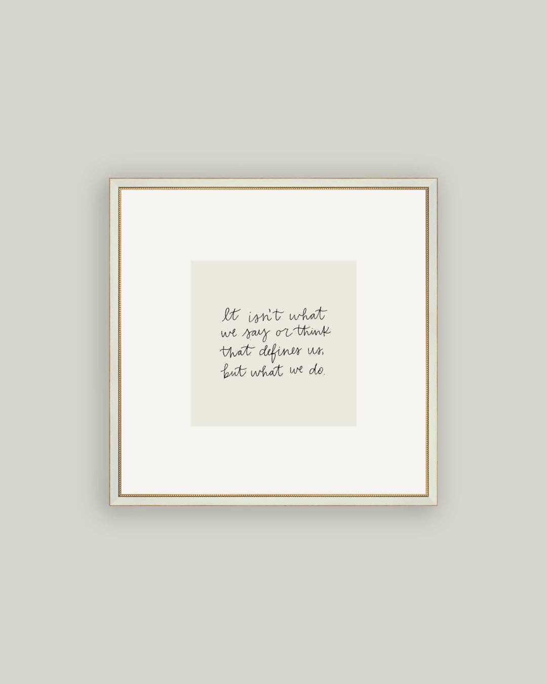 It Isn't Framed Antique Art: 8x8