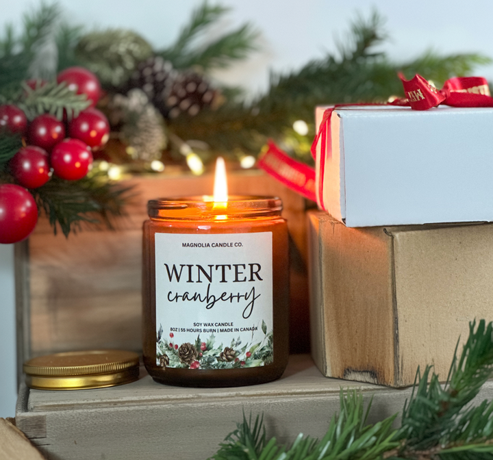 Winter Cranberry Candle