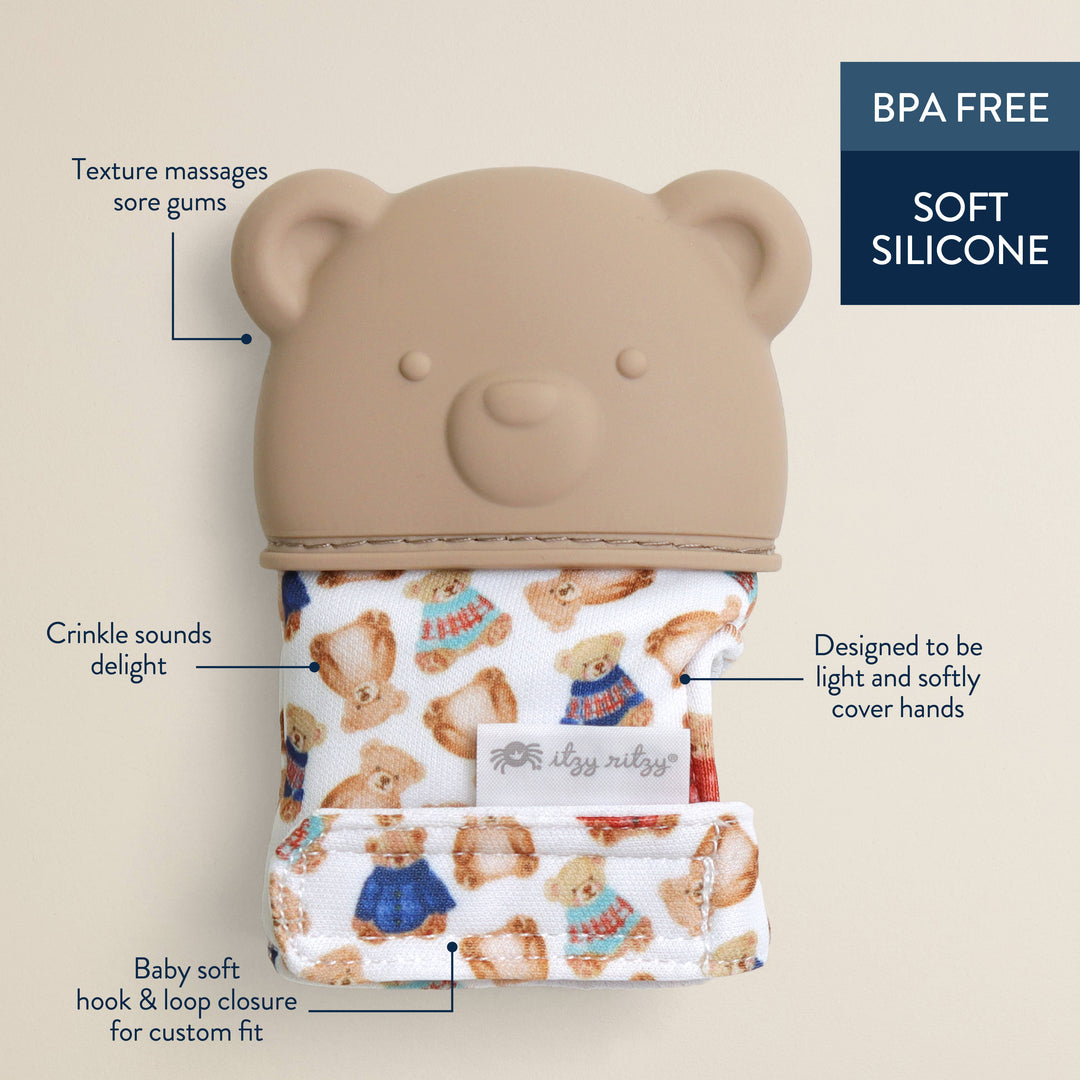 Vintage Bear Teether Itzy Mitt®