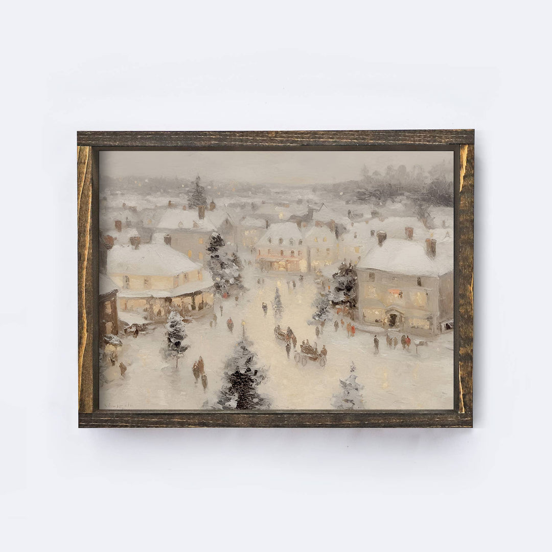 Vintage Christmas Market | Christmas Wood Sign