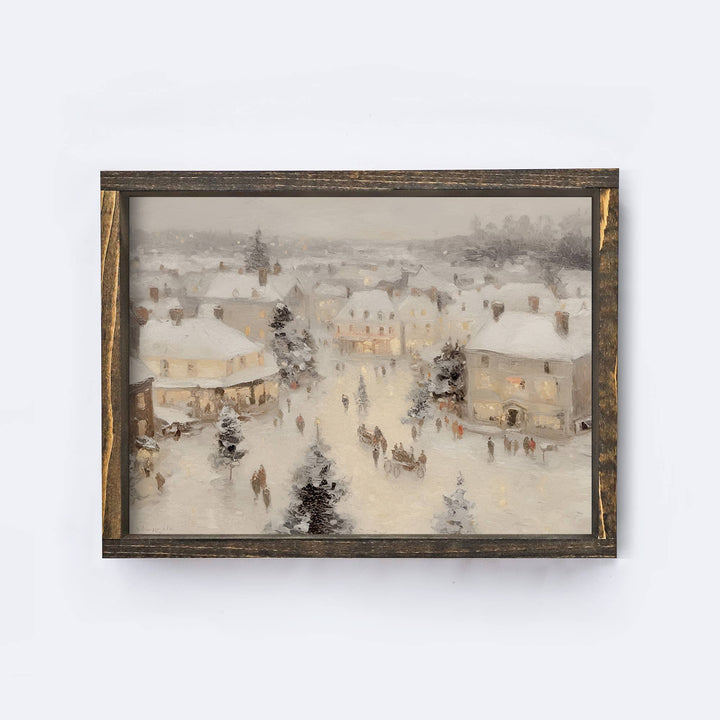 Vintage Christmas Market | Christmas Wood Sign