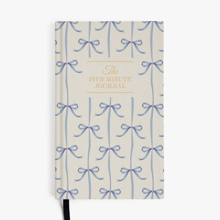The Five Minute Journal Blue Bow | Exclusive Print
