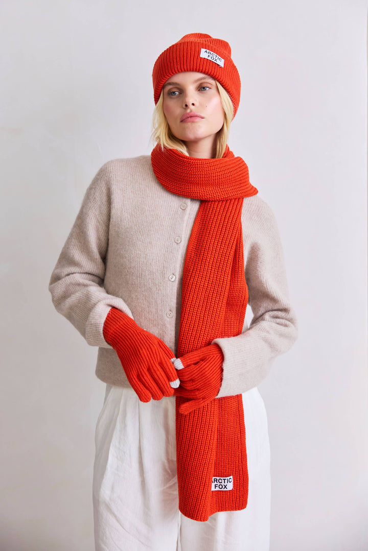 Recycled Bottle Scarf - Sunkissed Coral