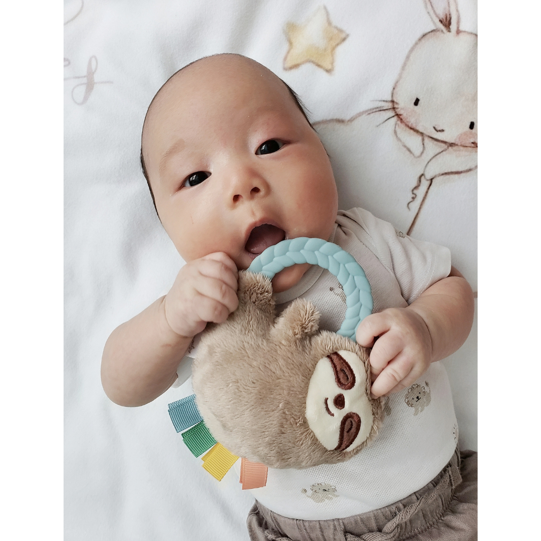 Ritzy Rattle Pal™- Sloth Teether