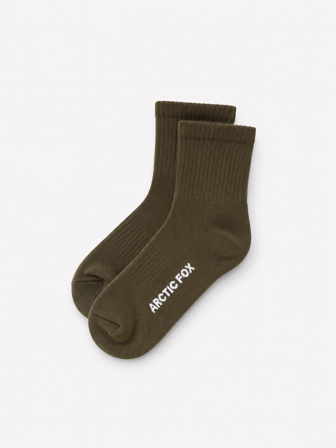 Short Everyday Sock - 100% Bamboo - Dark Olive
