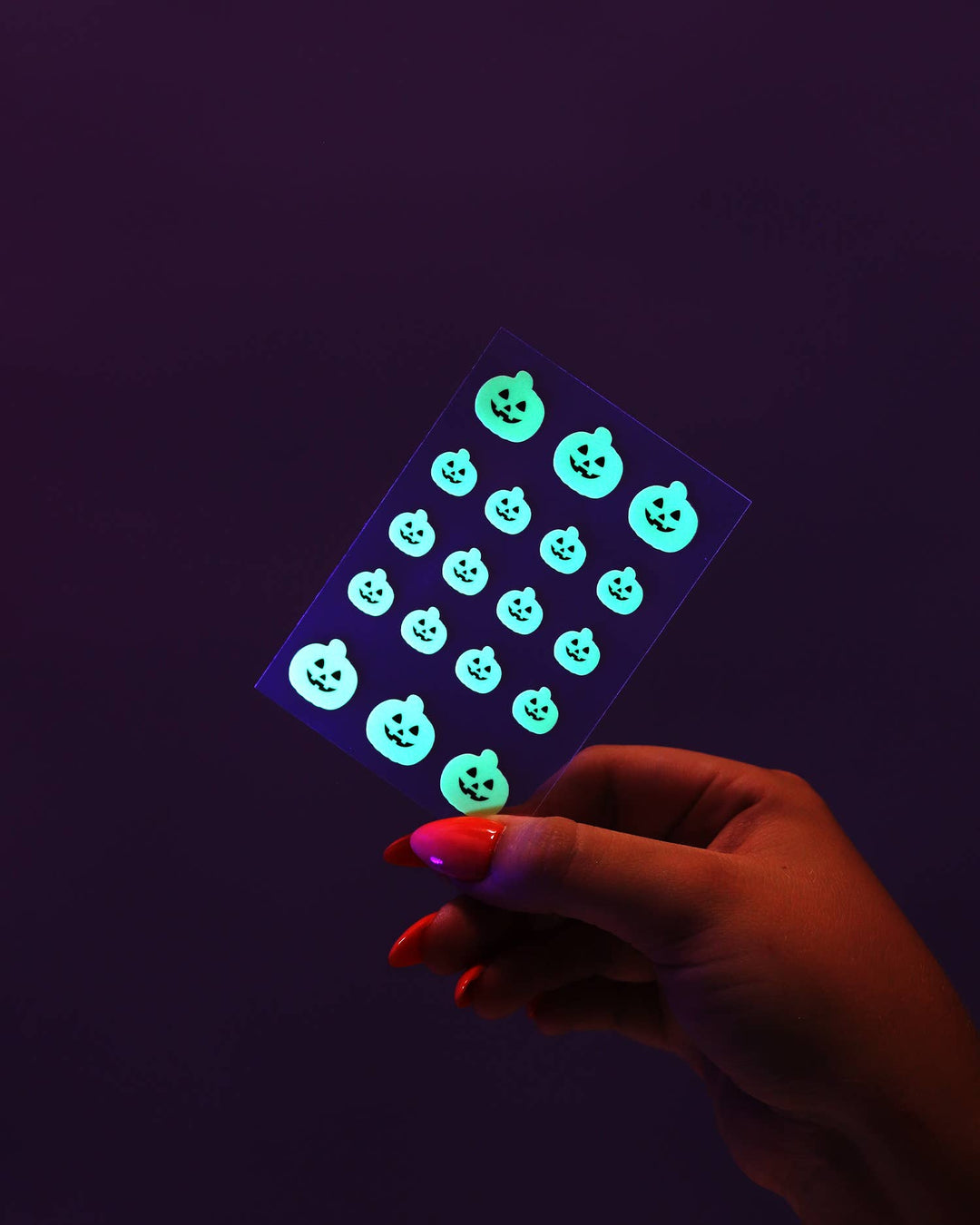 Glow in the Dark Pumpkin Pimple Patches