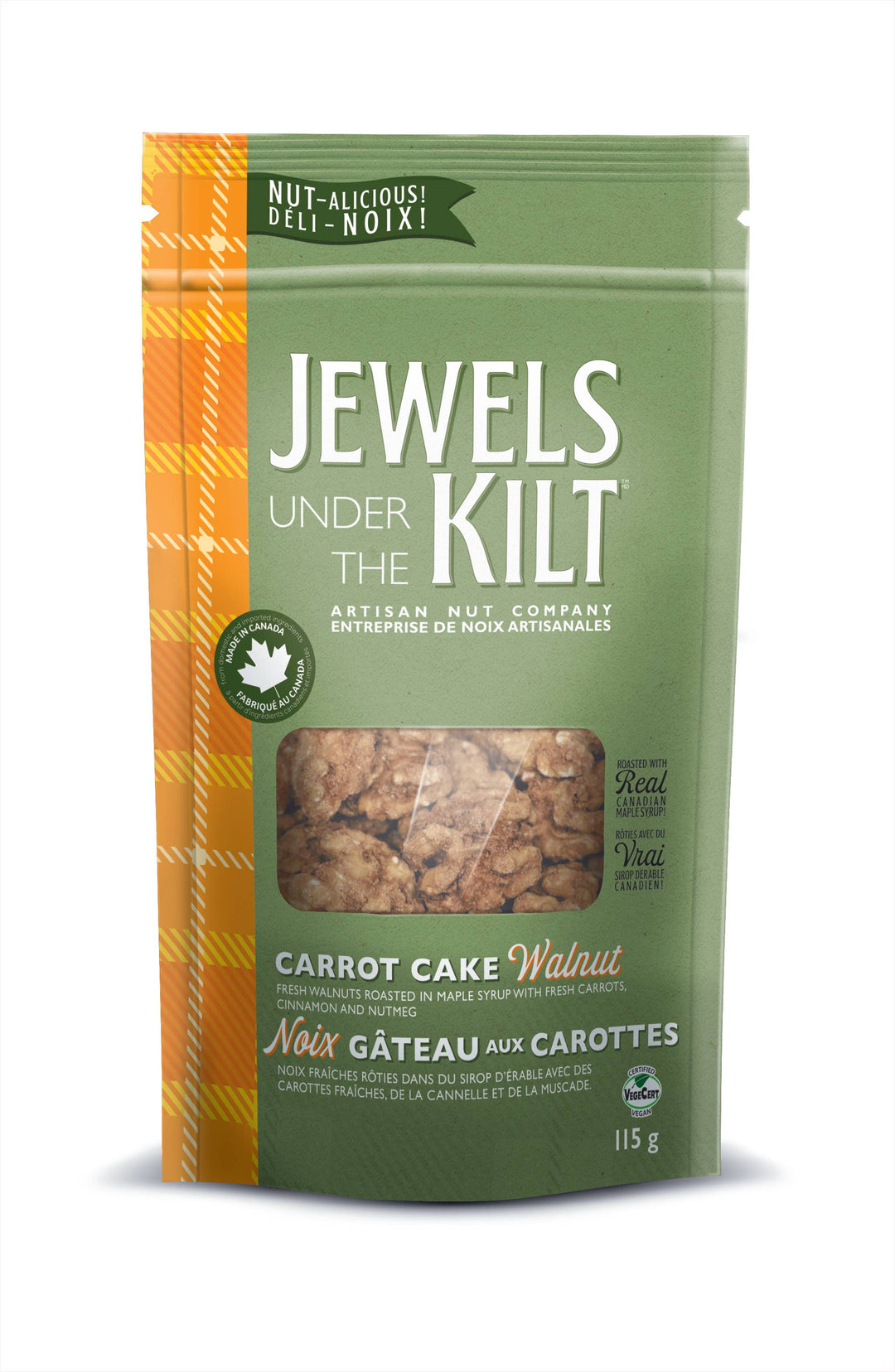 Carrot Cake Walnut: 60 g Bag