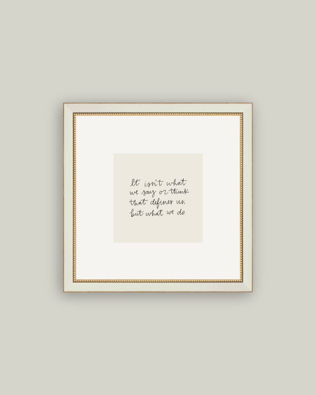 It Isn't Framed Antique Art: 8x8