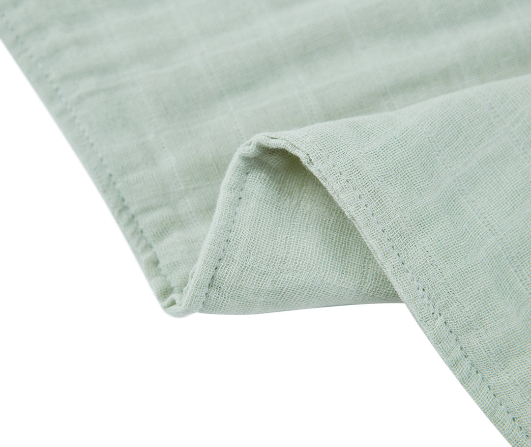 3 Pc Pack Muslin Bandana Bibs One Size- Green