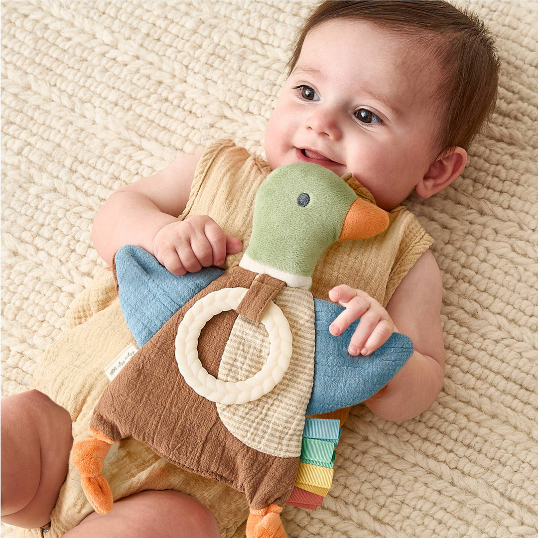 Bitzy Crinkle™ Sensory Toy With Teether: Fox