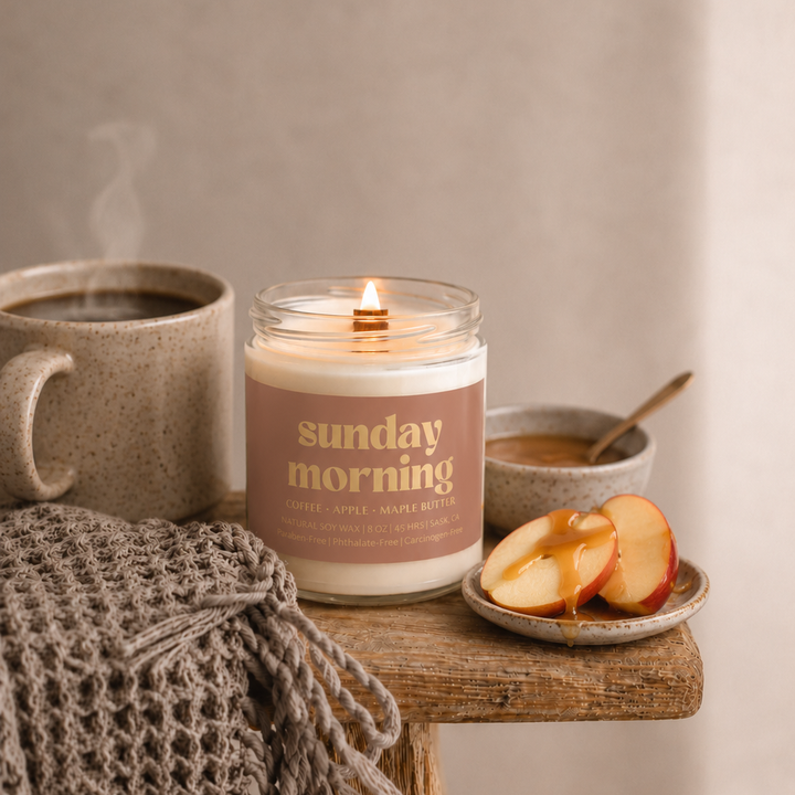 SUDNAY MORNING | 8OZ NON TOXIC SOY CANDLE | FALL COLLECTION