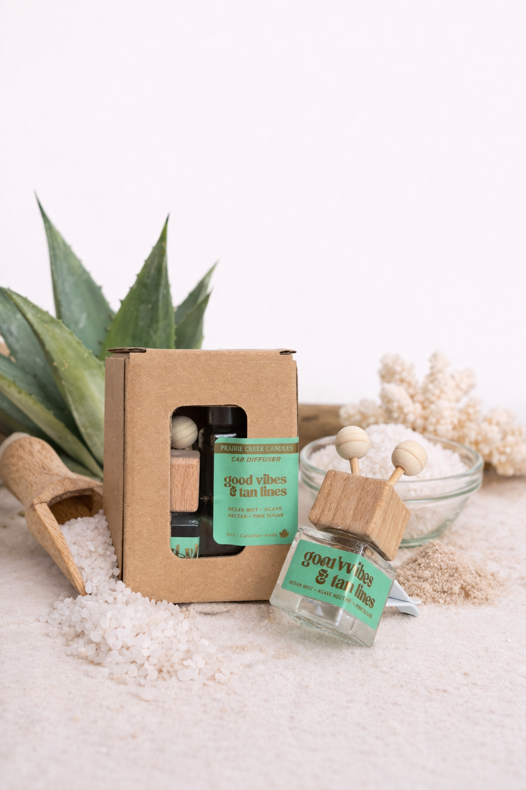 GOOD VIBES & TAN LINES | NON TOXIC VENT CLIP CAR DIFFUSER
