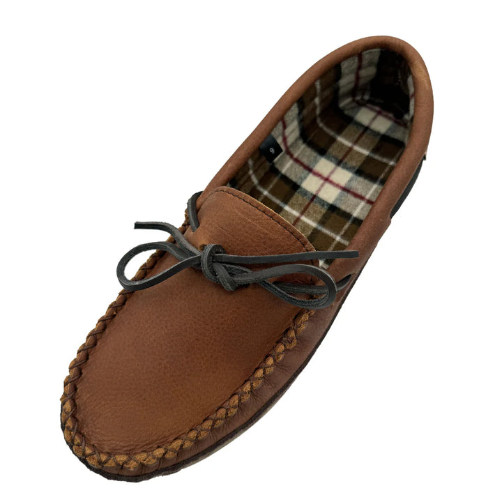 Men's Velva Leather/Choco Suede Moccasin