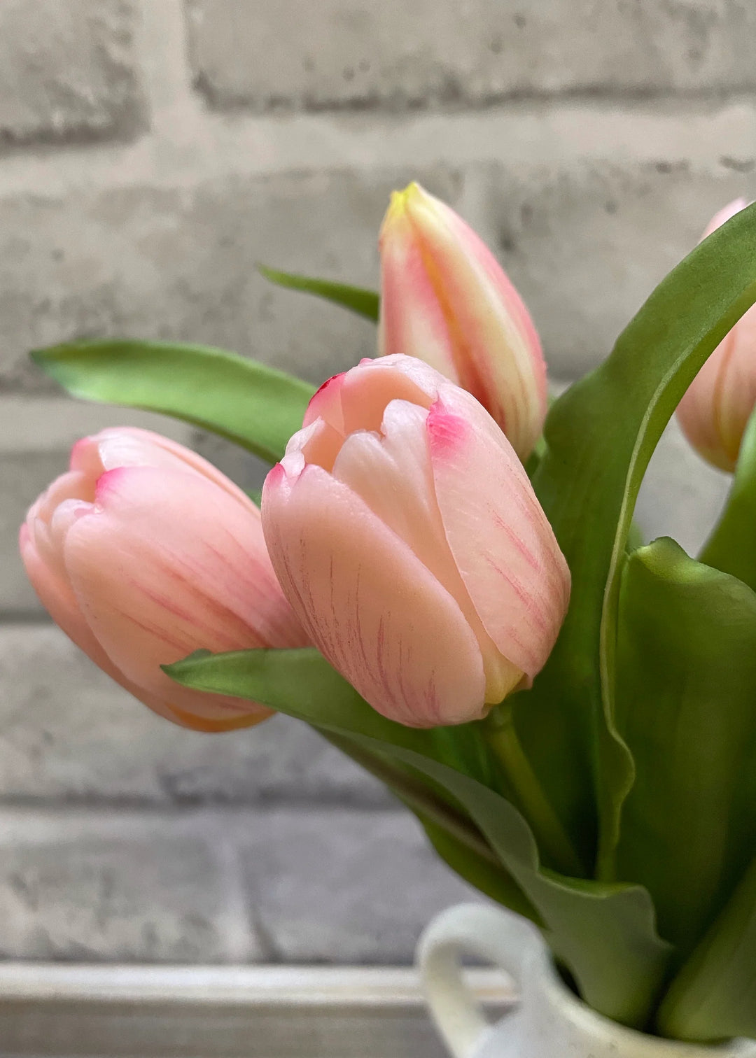 12" Fresh Touch Tulip Bundle - Blush