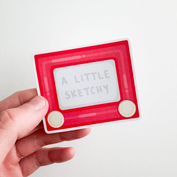 Sketchy Sticker: Without Backer Card