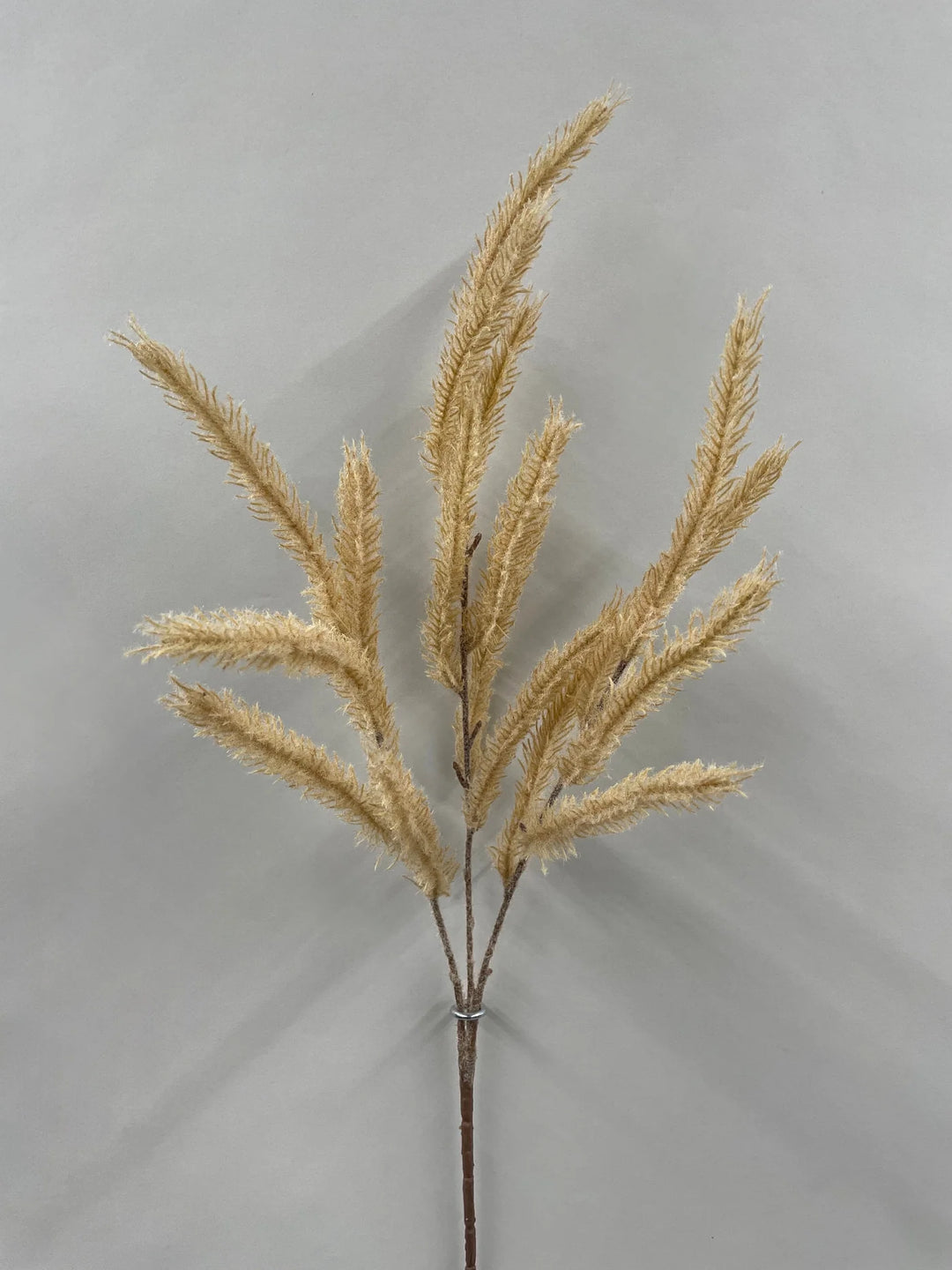 26" Fall Cream Flocked Dog Tail Spray