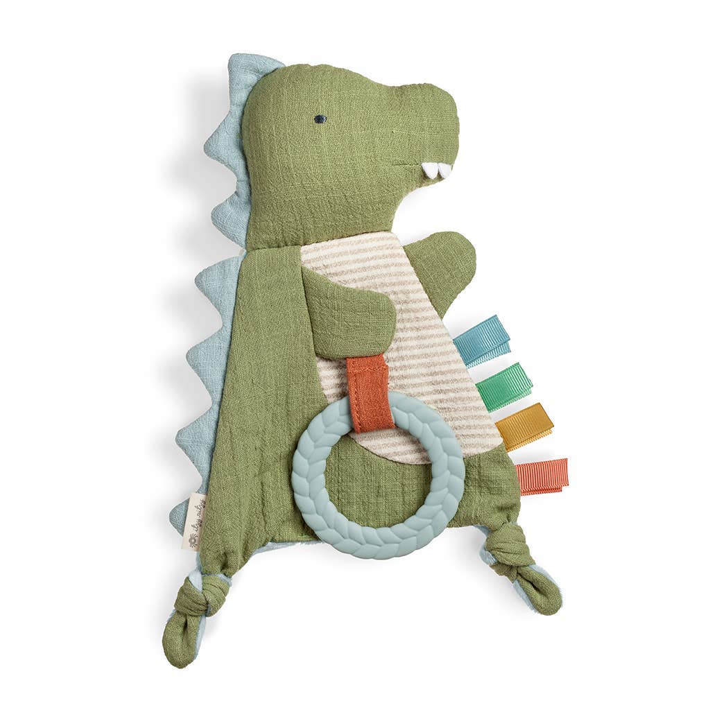 Bitzy Crinkle™ Sensory Toy With Teether: Mallard