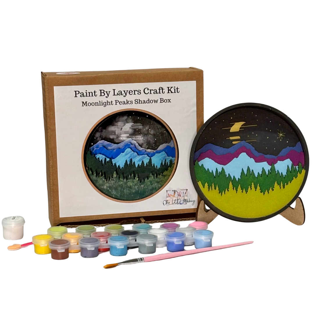 Moonlight Peaks Shadow Box Kit